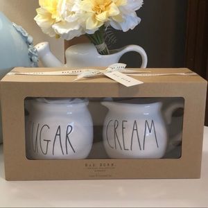 Rae Dunn SUGAR & CREAM Boxed Set